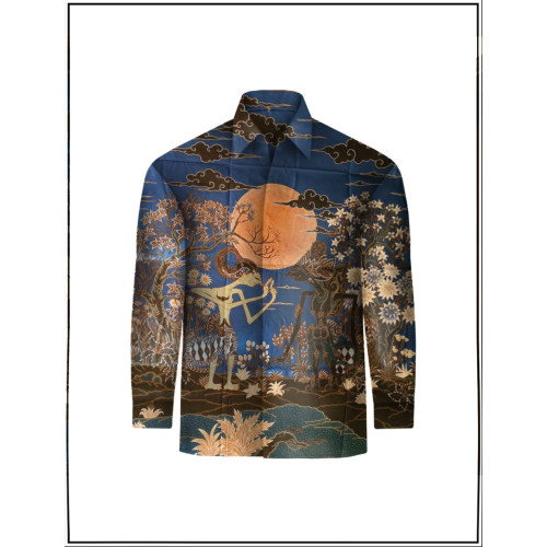 Kain Batik Tulis Motif Satrio Sowan Pamit Perang | Jamarot Batik – Pekalongan