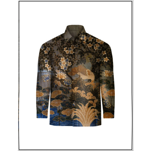 Kain Batik Tulis Motif Kuntul Kasmaran | Jamarot Batik – Pekalongan