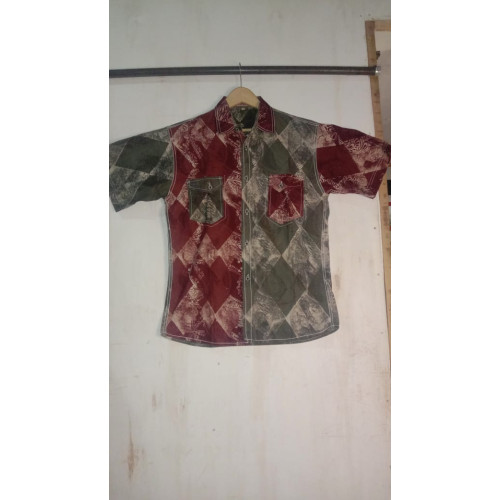 Baju Katun Cap – Motif Abstrak